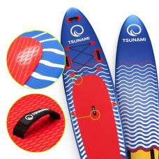 Надувна SUP дошка Tsunami 350 см з веслом Wave T04, синій, код: P-5907739314239