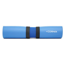 Накладка (бампер) на гриф Cornix Barbell Pad 440х95 мм, синій, код: XR-0210