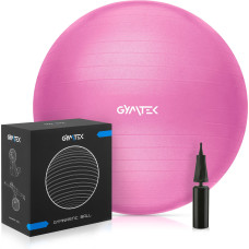 Фітбол Gymtek Queenfit 65см рожевий + насос, код: 5907766664215