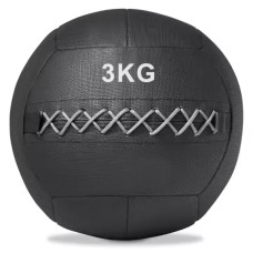 М"яч набивний для кросфіту Wall Ball (медичний) Generation Fitness FF42D1B-3kg 3кг, чорний, код: 523027-AX