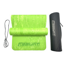 Килимок для йоги та фітнеса + чохол EasyFit PER Premium Mat 1830х610х8 мм, салатовий, код: EF-1930s-1-GN-EF