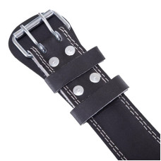 Пояс атлетичний шкіряний Zelart ширина 10см XS чорний, код: SB-165085_XS