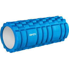 Масажний ролик Gymtek для йоги та фітнесу EVA 33х14см синій, код: 5907766660156
