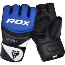 Рукавиці для ММА RDX Model GGRF M, чорний-синій, код: GGR-F12U-M