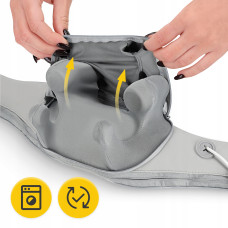 Накидка-масажер 4Fizjo Shiatsu Evo+ для шиї та спини, акумуляторний, сірий, код: P-5905973404150
