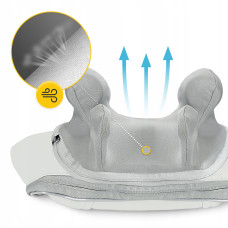 Накидка-масажер 4Fizjo Shiatsu Evo+ для шиї та спини, акумуляторний, сірий, код: P-5905973404150
