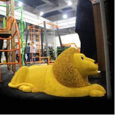 Поліуретановий виріб InterAtletika Лев 1550х630х480 мм, код: pi012-SM