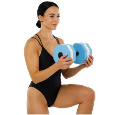 Гантелі для аквааеробіки FitGo білий-блакитний, код: PL-3533_N