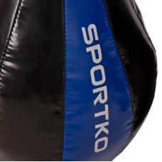 Груша боксерська підвісна Sportko 600x450 мм чорний-синій, код: GP-4_BKBL-S52