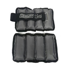 Обтяжувачі EasyFit Metal (фіксована вага) 2х1,5 кг, код: EF-AWTМ-150