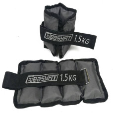Обтяжувачі EasyFit Metal (фіксована вага) 2х1,5 кг, код: EF-AWTМ-150
