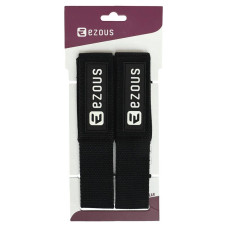 Лямки для тяги Ezous Lifting Straps 580x38 мм, 2шт, чорний, код: B-06
