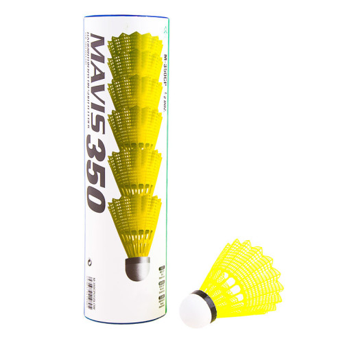 Волани Mavis Yonex 350, жовтий, нейлон, 6шт, код: MY350-YLW