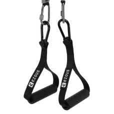 Ручки для еспандера та тренажера Ezous Sport Handles 2шт, чорний, код: F-07