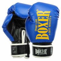 Боксерські рукавиці Boxer New 16 унцій, синій, код: 2022-N_16BL