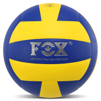 М'яч волейбольний Fox №5 PU, жовтий-синій, код: BA-9061