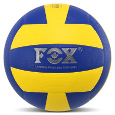 М'яч волейбольний Fox №5 PU, жовтий-синій, код: BA-9061