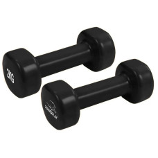 Гантелі вінілові PowerPlay Achilles 2х2 кг, чорні, код: PP_4125_2kg_2in