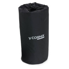 Килимок акупунктурний з валиком Аплікатор Кузнєцова Cornix Classic Mat 720х420х20 мм, чорний-зелений, код: XR-0110