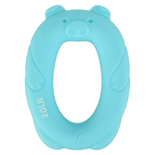 Еспандер кистьовий кільце Jello Pig, навантаження 20LB, блакитний, код: FI-0705_N