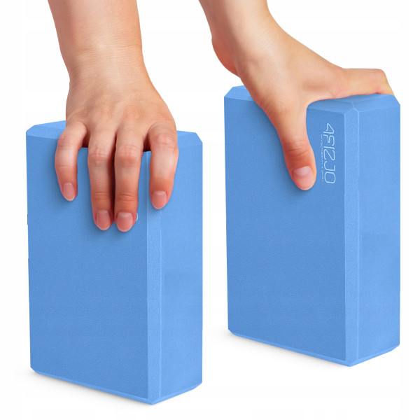 Блок для йоги 4FIZJO 23 x 15 x 7.6 см Blue, код: P-5907222931394