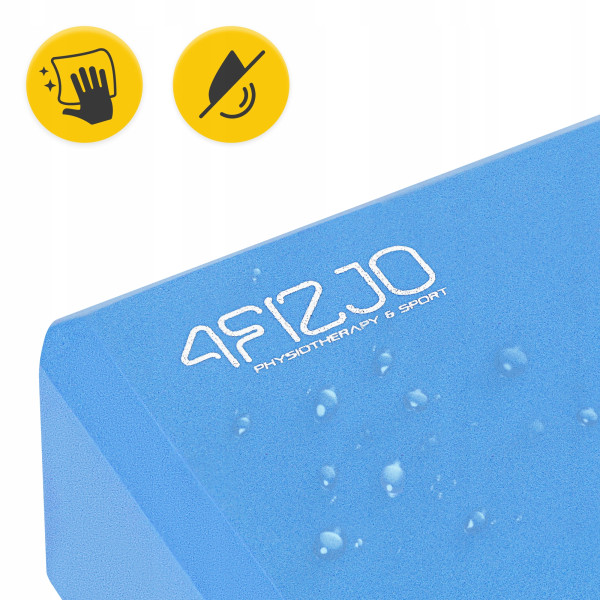 Блок для йоги 4FIZJO 23 x 15 x 7.6 см Blue, код: P-5907222931394