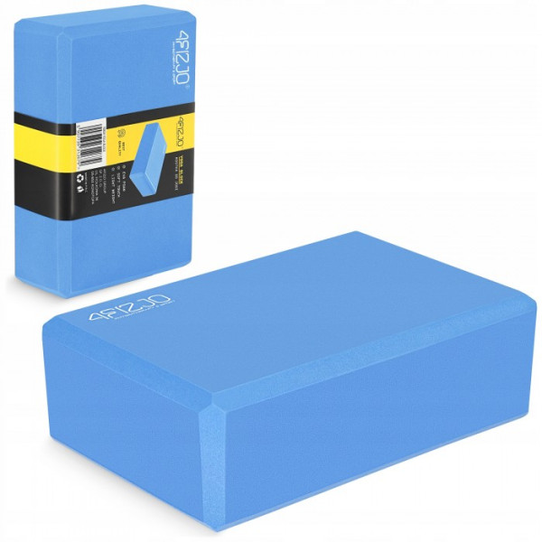 Блок для йоги 4FIZJO 23 x 15 x 7.6 см Blue, код: P-5907222931394