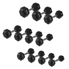 Гантель HMS Hex Pro 1х45 кг, код: 17-66-129-IN