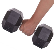 Гантель цільна шестигранна Zelart 1х25кг, код: TA-2679-25-S52