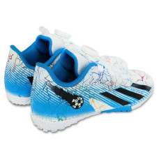 Сороконіжки футбольні дитячі Lijin розмір 37, блакитний-білий, код: 007-32-38-3_37
