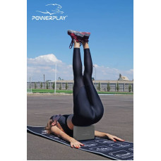 Блок для йоги PowerPlay Yoga Brick EVA сірий, 2шт, код: PP_4006_Grey_2in