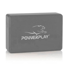 Блок для йоги PowerPlay Yoga Brick EVA сірий, 2шт, код: PP_4006_Grey_2in