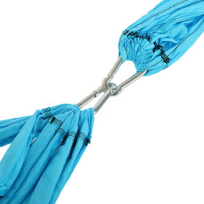 Гамак для йоги Antigravity Yoga Zelart 2340x1340 мм, блакитний, код: FI-5453-S52