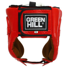 Шолом боксерський в мексиканському стилі шкіра GreenHill M, червоний, код: BO-0575_MR