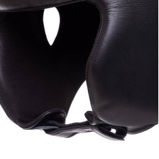 Шолом боксерський відкритий Top King Open Chin M чорний, код: TKHGOC_MBK-S52