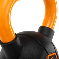 Гиря тренувальна цільна гумова LiveUp Urethane Competition Kettlebell 8кг, -помаранчевий, код: UAZE5336-8