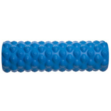 Роллер для занять йогою і пілатесом FitGo Grid Bubble Roller 450х140 мм, синій, код: FI-6672-Bubble_BL