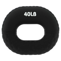 Еспандер кистьовий Кільце з лічильником FitGo 40LB, чорний, код: FI-9471_40LBBK