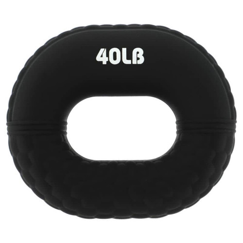 Еспандер кистьовий Кільце з лічильником FitGo 40LB, чорний, код: FI-9471_40LBBK