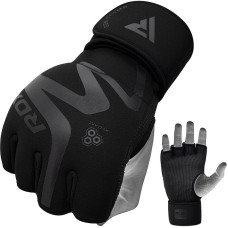 Рукавиці неопренові RDX T15 Noir Inner Matte Black S, код: GGN-T15MB-S
