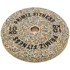 Бамперні диски із структурної гуми Record Bumper Plates 51мм, 10кг, сірий, код: TA-4787-10