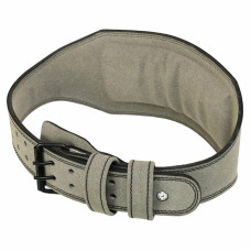 Пояс атлетичний шкіряний Fistrage M, ширина-15см, сірий, код: VL-4374_M