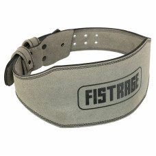 Пояс атлетичний шкіряний Fistrage M, ширина-15см, сірий, код: VL-4374_M