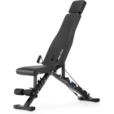 Складана регульована лавка для тренувань Gymtek XL500 з еспандерами, код: 5905884427019