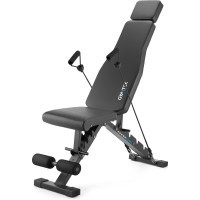 Складана регульована лавка для тренувань Gymtek XL500 з еспандерами, код: 5905884427019