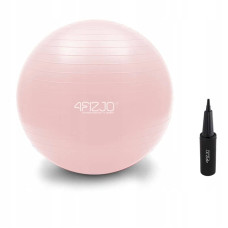 М"яч для фітнесу (фітбол) 4Fizjo 65 см Anti-Burst Pink, код: P-5907739317384
