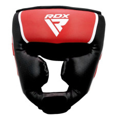 Боксерський шолом RDX Aura Plus T-17 M, червоний-чорний, код: HGR-T17RB-M+