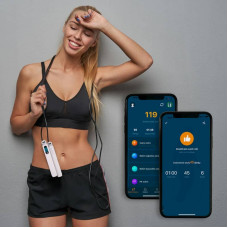 Розумна скакалка з bluetooth Insportline Jumpsmart, білий, код: 23511-1-EI