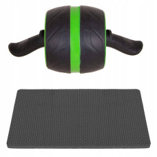 Ролик для преса з поворотним механізмом Springos AB Wheel Black/Green, код: FA5010