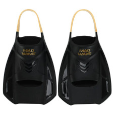 Ласти тренувальні з відкритою п'ятою MadWave Open Heel Training S (34-37), чорний, код: M074908_SBK